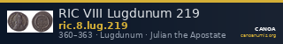 RIC VIII Lugdunum 219 — CANOA