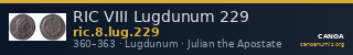 RIC VIII Lugdunum 229 — CANOA