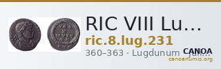 RIC VIII Lugdunum 231 — CANOA