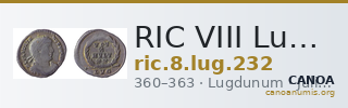 RIC VIII Lugdunum 232 — CANOA