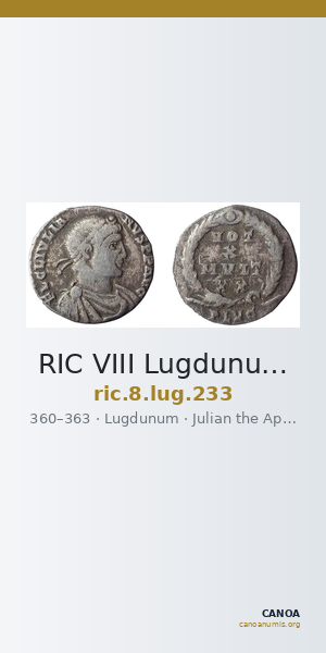RIC VIII Lugdunum 233 — CANOA