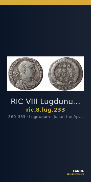 RIC VIII Lugdunum 233 — CANOA