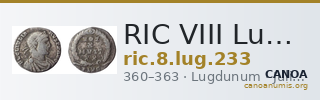 RIC VIII Lugdunum 233 — CANOA