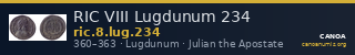 RIC VIII Lugdunum 234 — CANOA