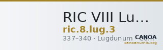 RIC VIII Lugdunum 3 — CANOA