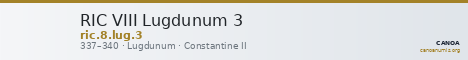 RIC VIII Lugdunum 3 — CANOA