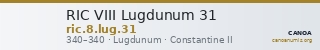RIC VIII Lugdunum 31 — CANOA