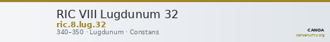 RIC VIII Lugdunum 32 — CANOA