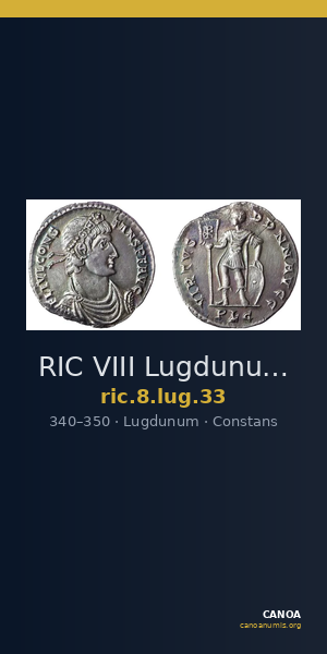 RIC VIII Lugdunum 33 — CANOA
