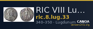 RIC VIII Lugdunum 33 — CANOA