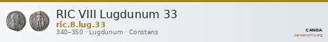 RIC VIII Lugdunum 33 — CANOA