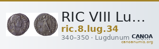 RIC VIII Lugdunum 34 — CANOA