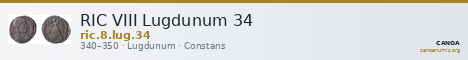 RIC VIII Lugdunum 34 — CANOA