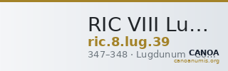 RIC VIII Lugdunum 39 — CANOA