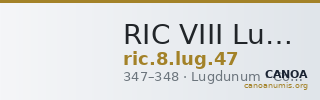 RIC VIII Lugdunum 47 — CANOA
