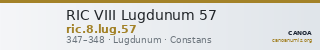 RIC VIII Lugdunum 57 — CANOA