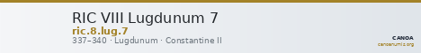 RIC VIII Lugdunum 7 — CANOA