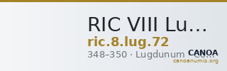 RIC VIII Lugdunum 72 — CANOA