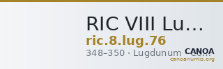 RIC VIII Lugdunum 76 — CANOA