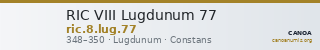 RIC VIII Lugdunum 77 — CANOA