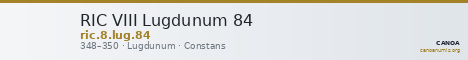 RIC VIII Lugdunum 84 — CANOA