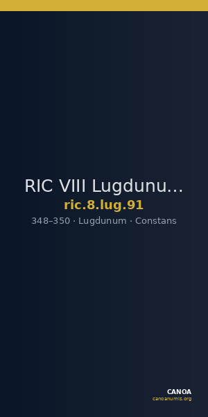 RIC VIII Lugdunum 91 — CANOA