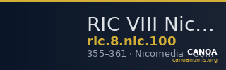 RIC VIII Nicomedia 100 — CANOA