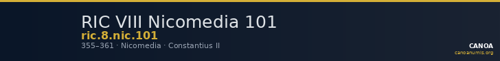 RIC VIII Nicomedia 101 — CANOA