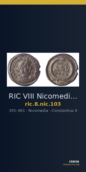 RIC VIII Nicomedia 103 — CANOA