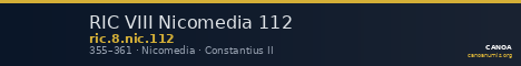 RIC VIII Nicomedia 112 — CANOA