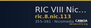 RIC VIII Nicomedia 113 — CANOA