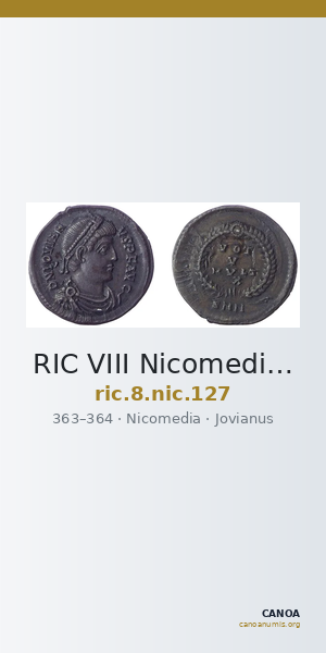 RIC VIII Nicomedia 127 — CANOA