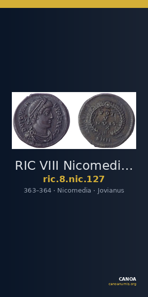 RIC VIII Nicomedia 127 — CANOA
