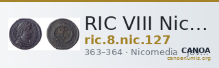 RIC VIII Nicomedia 127 — CANOA
