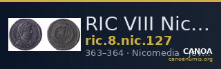 RIC VIII Nicomedia 127 — CANOA
