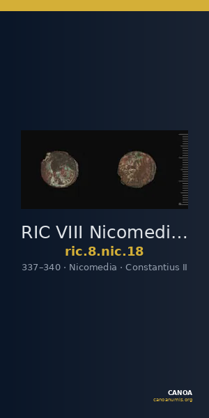 RIC VIII Nicomedia 18 — CANOA