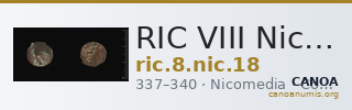 RIC VIII Nicomedia 18 — CANOA