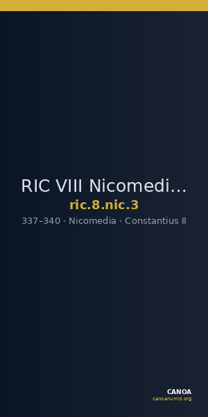 RIC VIII Nicomedia 3 — CANOA
