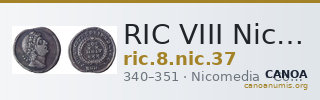 RIC VIII Nicomedia 37 — CANOA