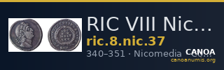 RIC VIII Nicomedia 37 — CANOA