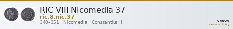 RIC VIII Nicomedia 37 — CANOA