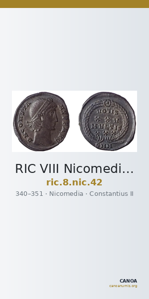RIC VIII Nicomedia 42 — CANOA