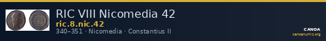 RIC VIII Nicomedia 42 — CANOA