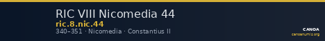 RIC VIII Nicomedia 44 — CANOA