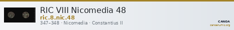 RIC VIII Nicomedia 48 — CANOA