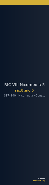 RIC VIII Nicomedia 5 — CANOA