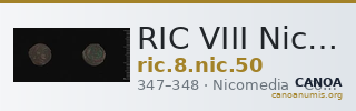 RIC VIII Nicomedia 50 — CANOA
