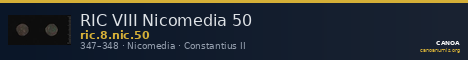 RIC VIII Nicomedia 50 — CANOA