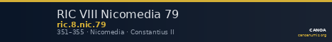 RIC VIII Nicomedia 79 — CANOA