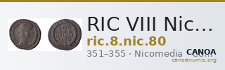 RIC VIII Nicomedia 80 — CANOA